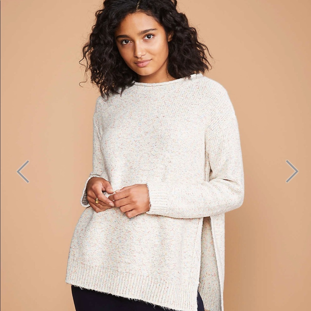 Lou & Grey Marled Roll Neck Sweater